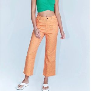 Orange Printed Princess Polly Jeans